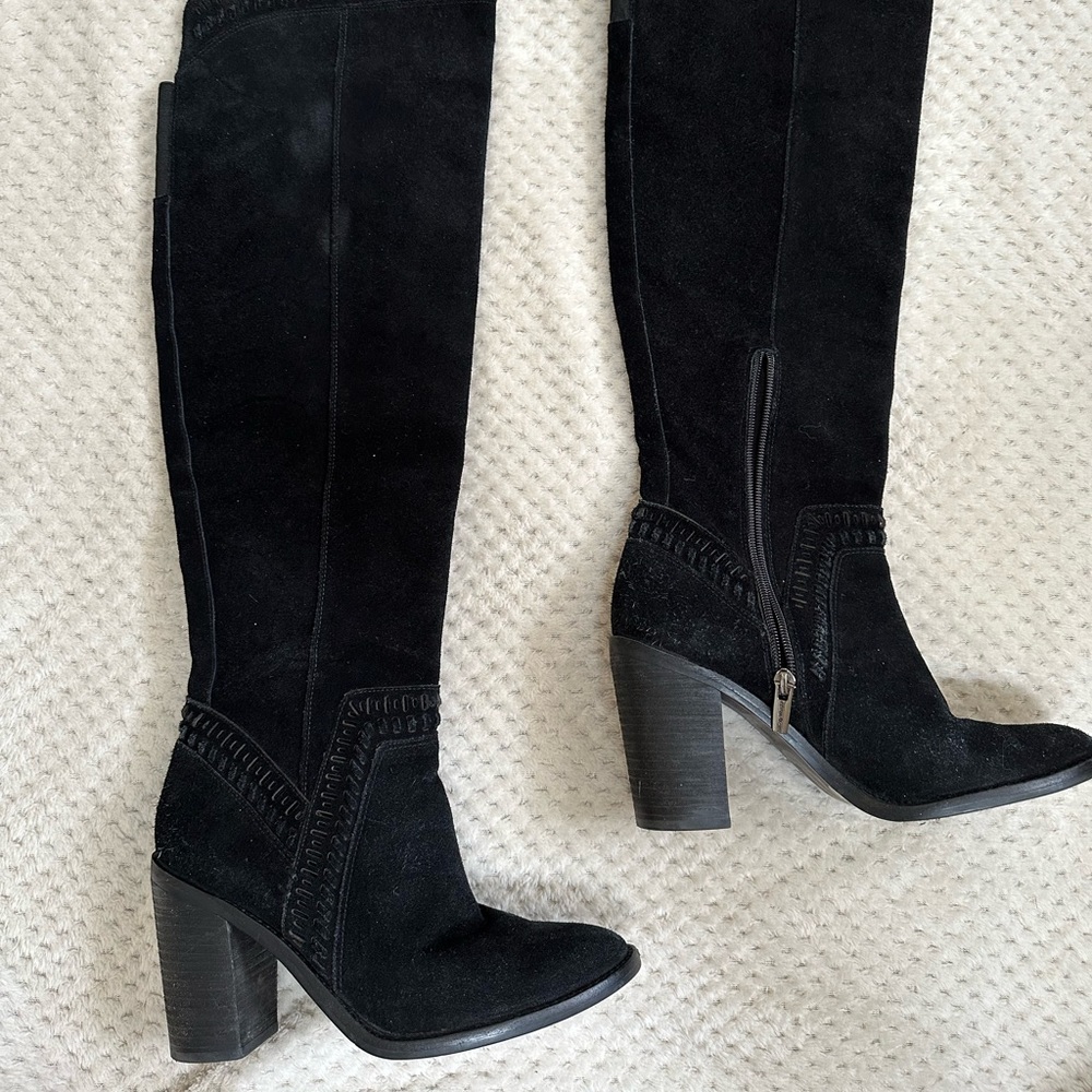 Vince Camuto Over the Knee Suede Boots